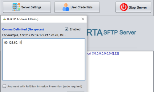 IP Address Filtering