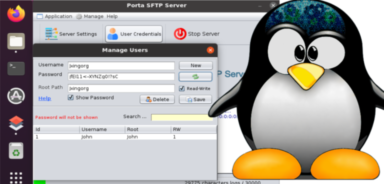 How To Setup Porta SFTP Server on Linux - PORTA SFTP SERVER